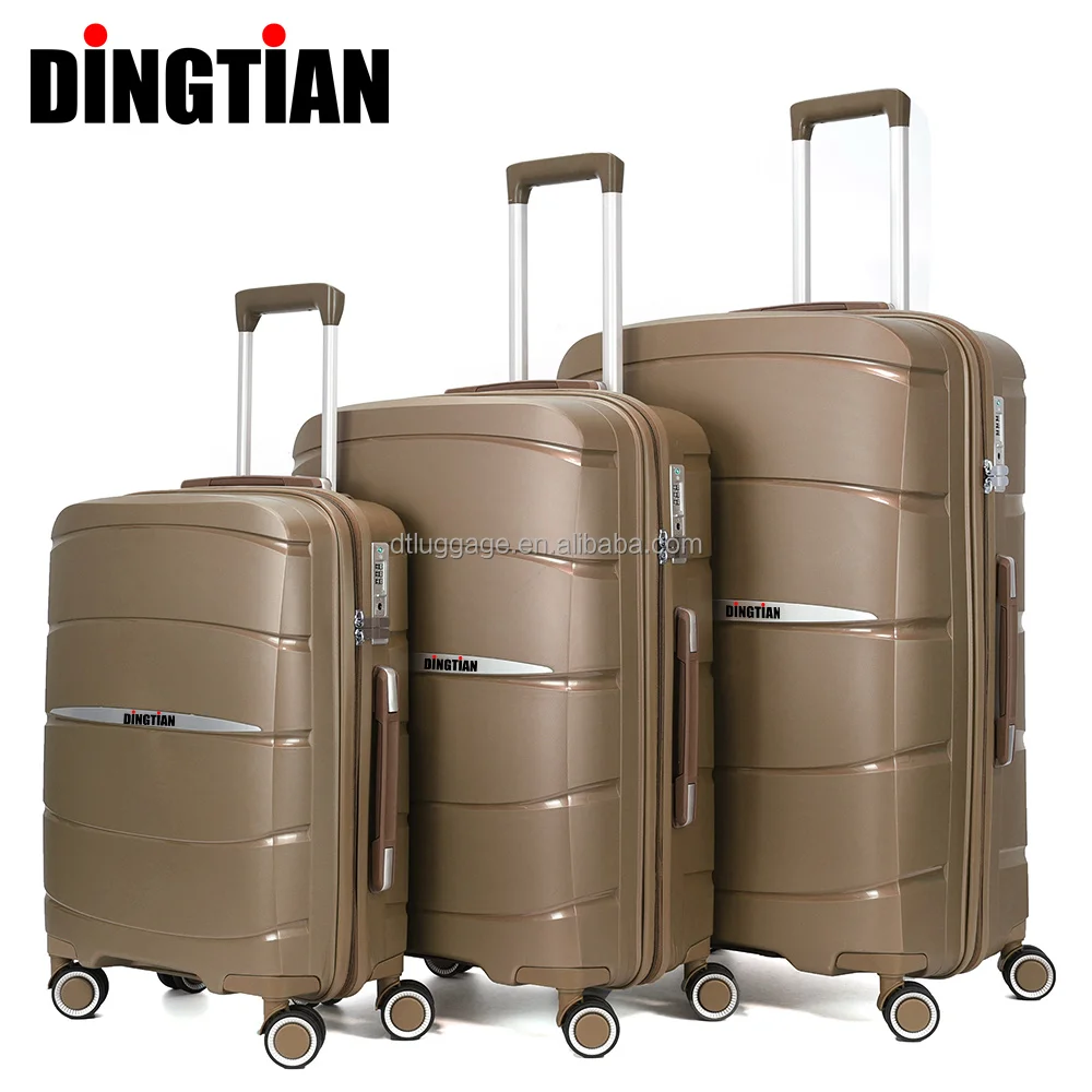 PP Valise set PP bag  suitcases wheel luggage 3 pieces cheap price suitcase luggage set