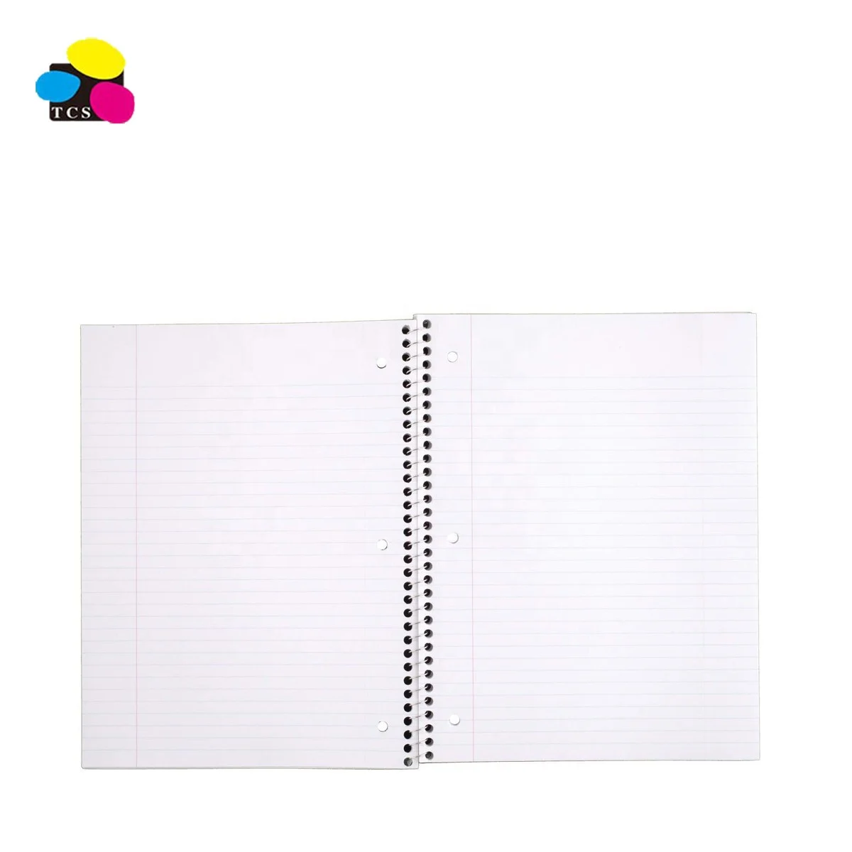 
Wholesale factory 6 Packed 10 1/2 x 7 1/2 Inches1 Subject 70 Sheets College Ruled Spiral Notebooks With Assorted Colors 