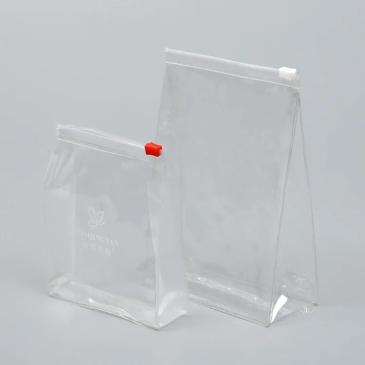 Transparent flat bottom zipper bag dried fruit nuts melon seeds tea bag special for food bags