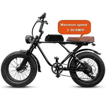 1000W New Design Ladies Fat Tire Folding Ebike R1 Series Retro Vintage Electric City Bikes