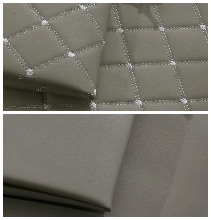 Faux Leather Embossed with foam Synthetic Car Seat Cover Leather