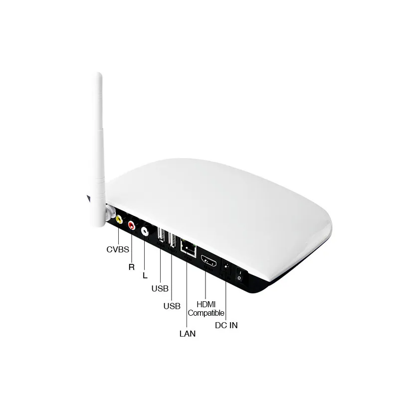 Hot Selling Leadcool Android 9.0 Smart TV box IPTV Set Top Box Q1304 RK3229 Quad-Core 2.4G Wifi USB 2.0