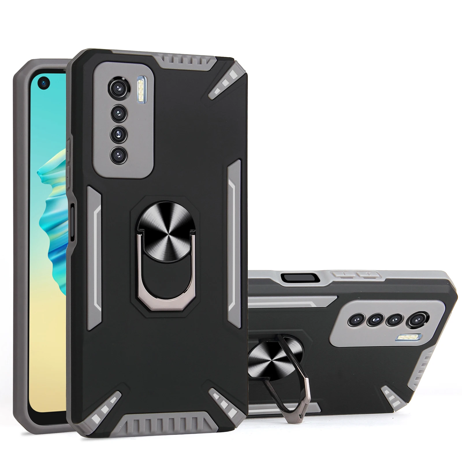 drop proof phone cover for Tecno Spark 6 Camon 17 16 Prime PC mobile cover for Spark 6 Go Pop5 Kickstand cases