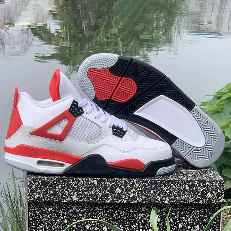 2023 Newest Sneakers aj 4 Retro SE Craft Photon Dust Midnight Navy Thunder Red Cement retro 4 shoes