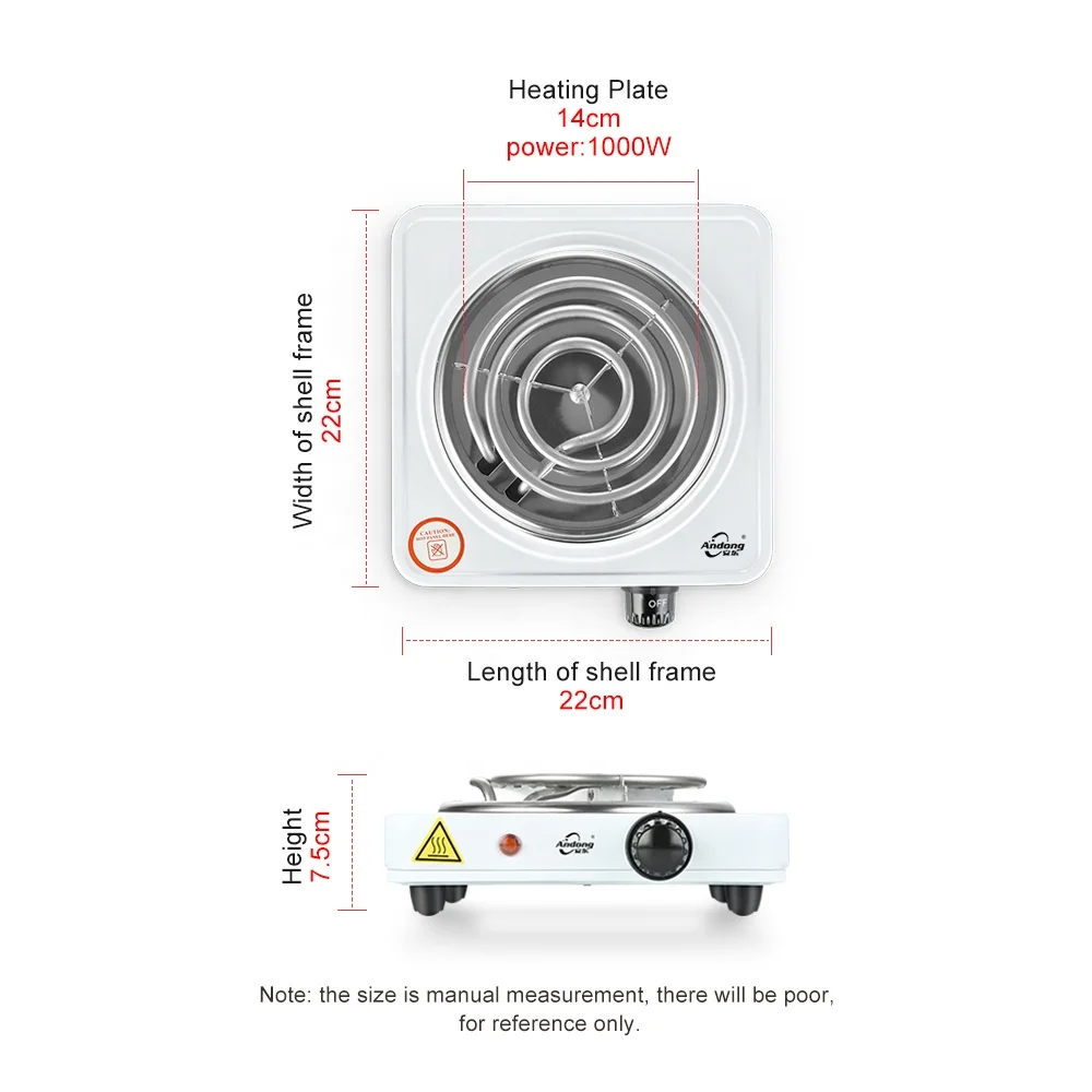 Andong electric hot plate single coil electric stove and Parts wholesale