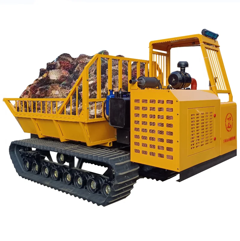 Farm trucks palm oil crawler dumper sawit 5ton mini dumper for sale indonesia malaysia