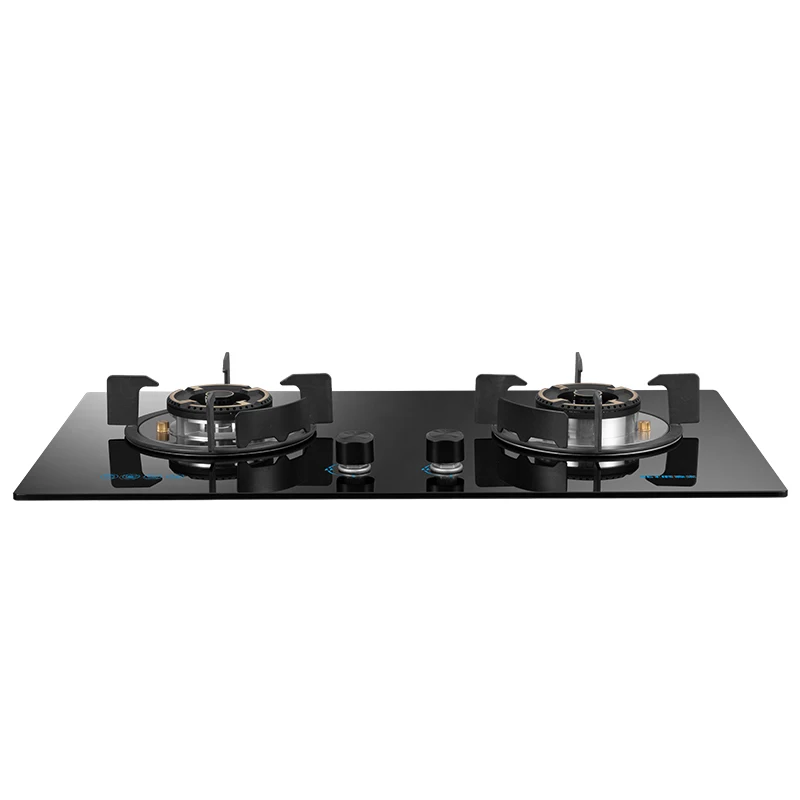 T637 High quality 5.2 kw double ring fire 2 Burner stove modern design desktops household Gas Stove  in the kitchen