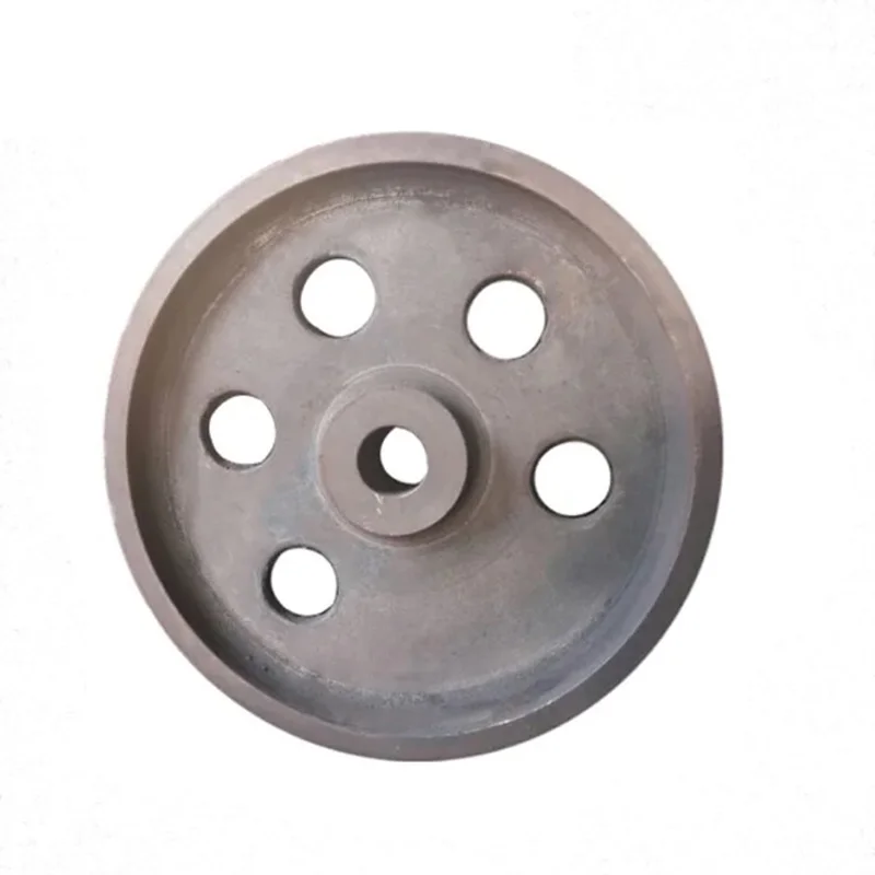 Flywheel 50KG 56KG 65KG Custom Iron Cast Flywheel With Sandblasting OEM