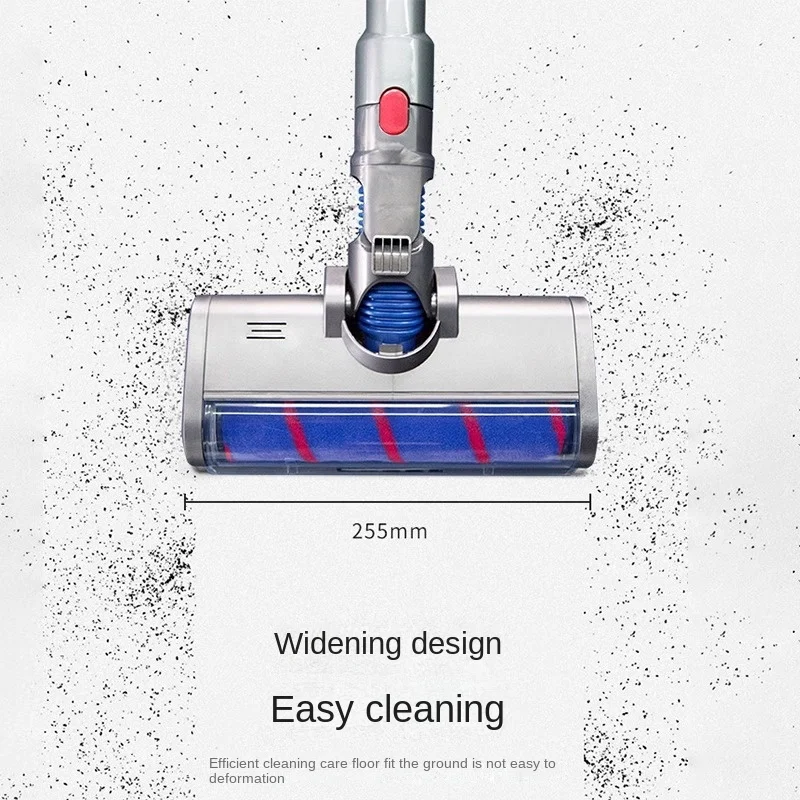vacuum cleaner accessories  soft velvet roller head floor brush rolling brush  V7 V8 V10 V11 V15 series Suitable for dyson