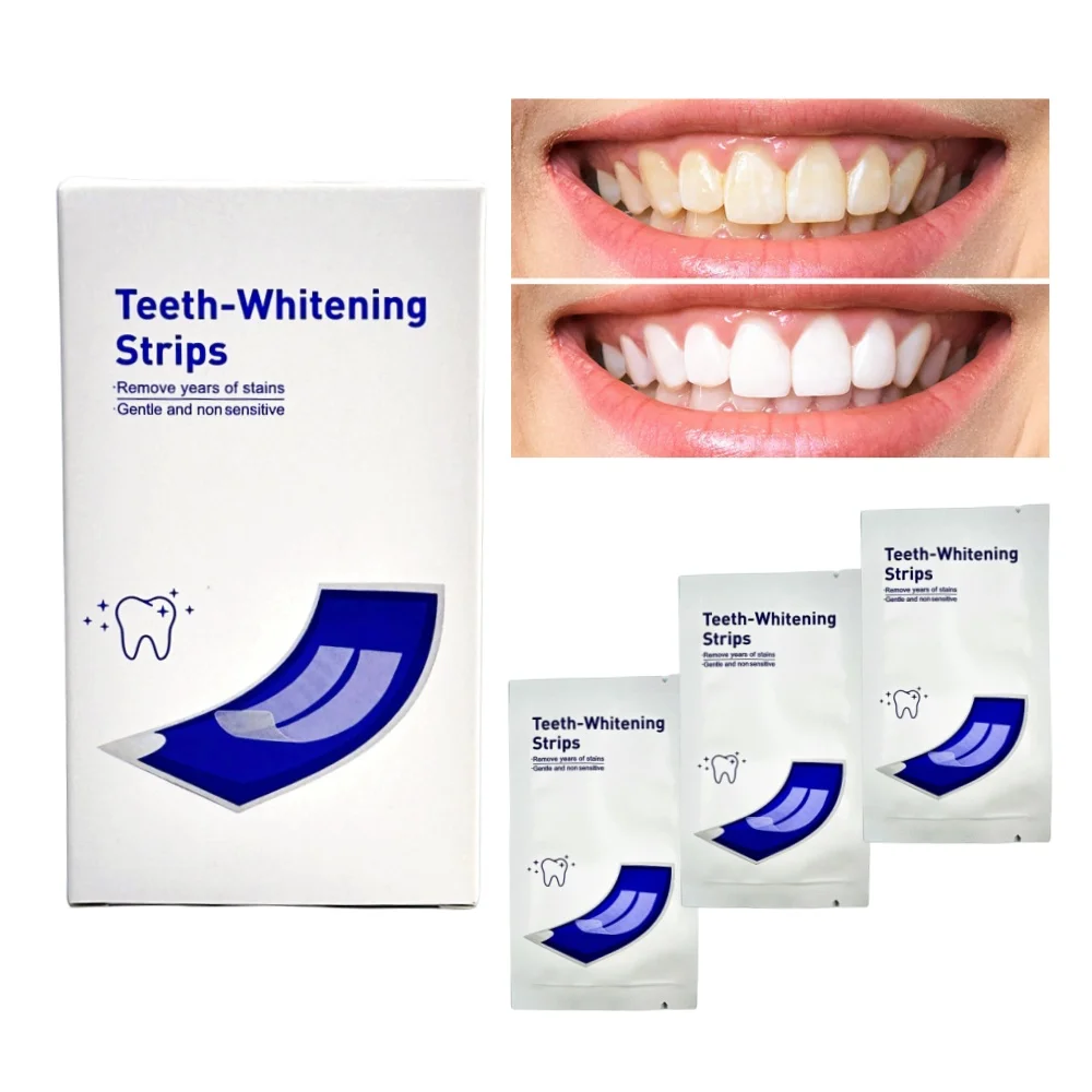 Oem Private Label Dental White strips,Teeth Whitening Dry Strips