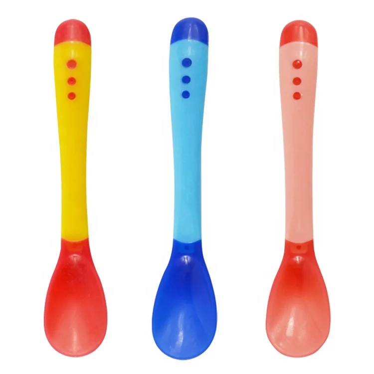 Hot sale BPA Free Low Price Food Grade Silicone Baby Feeding Spoon