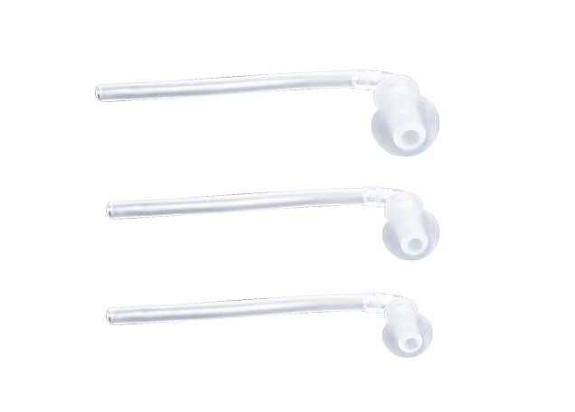 Soft ear mold bending tube transparent PVC bending tube hearing aid special R -shaped sound tubes  adaptors   Made in China