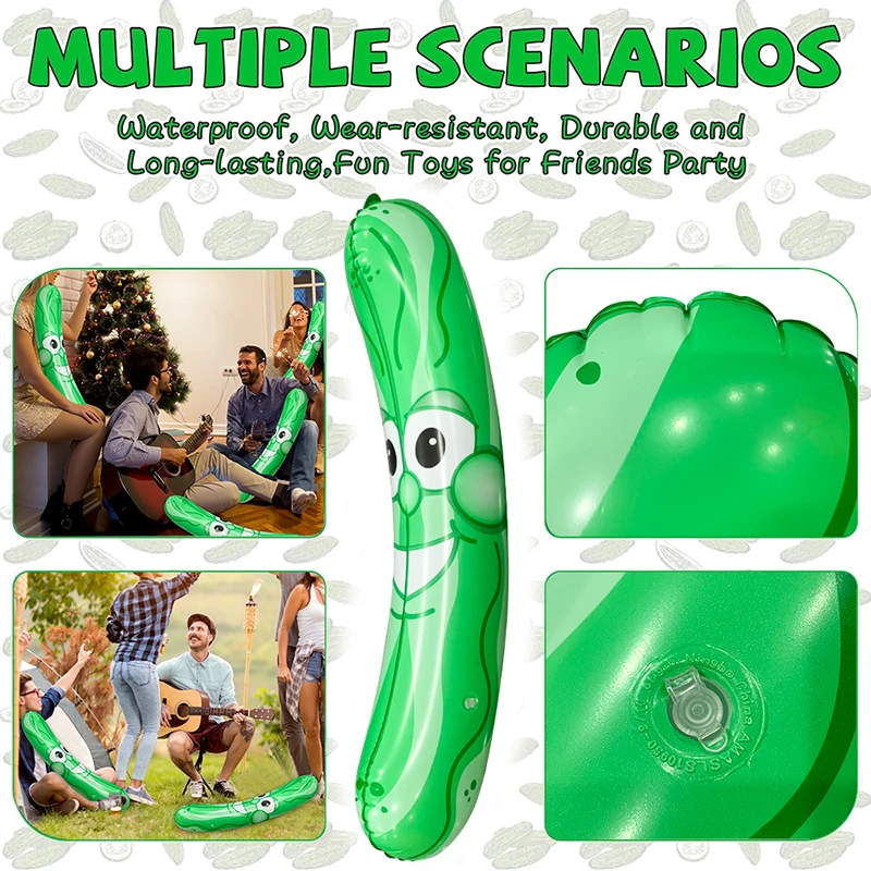 Custom Cucumber Balloon Inflatable Fruit PVC Party Accessories Inflatable Toys Promotional Items Parade Display
