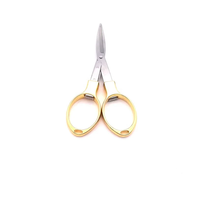 TOPLY shear Folding fishing scissors stainless steel scissors The portable travel