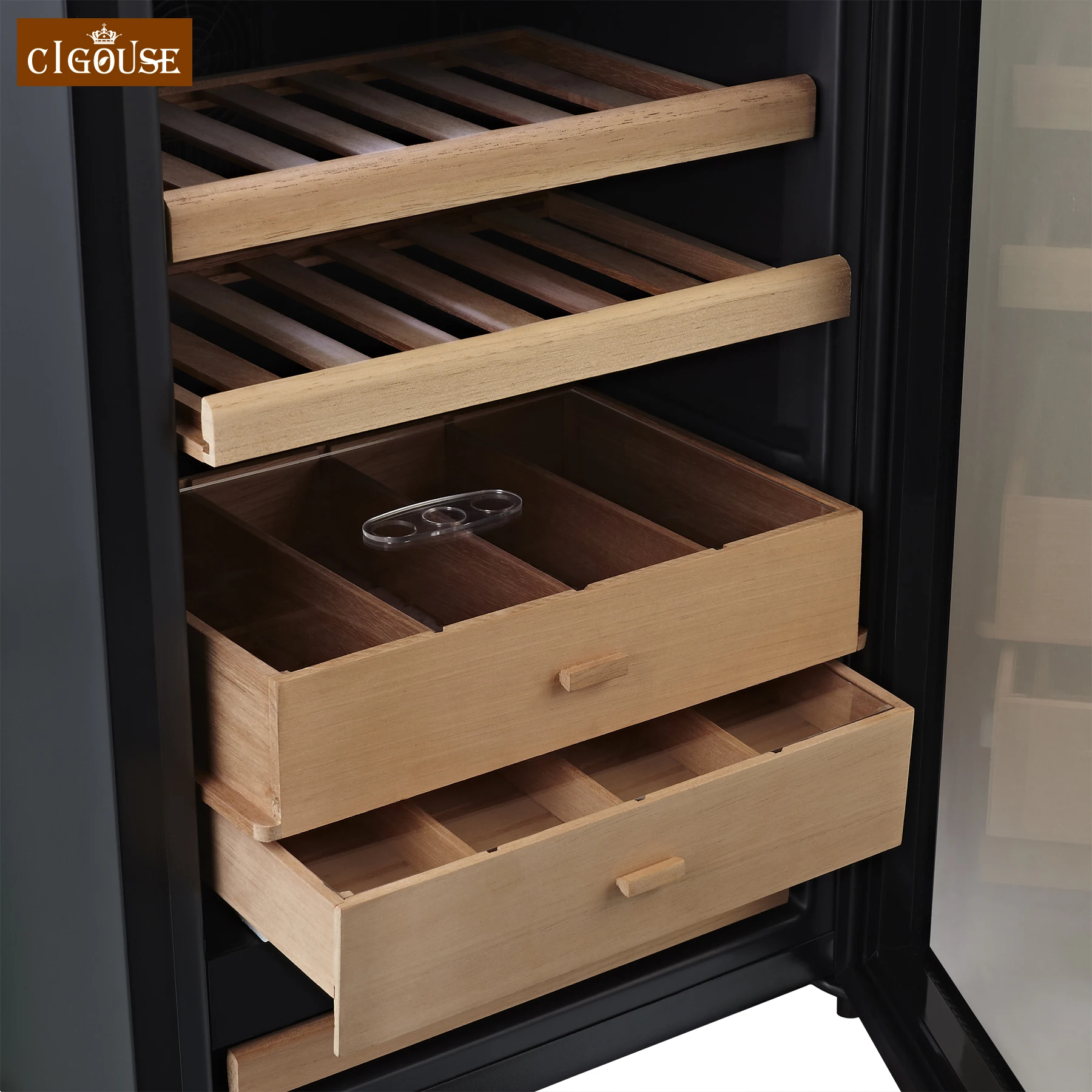 Noise-free CIGOUSE Thermoelectric Cigar Humidor NC65A