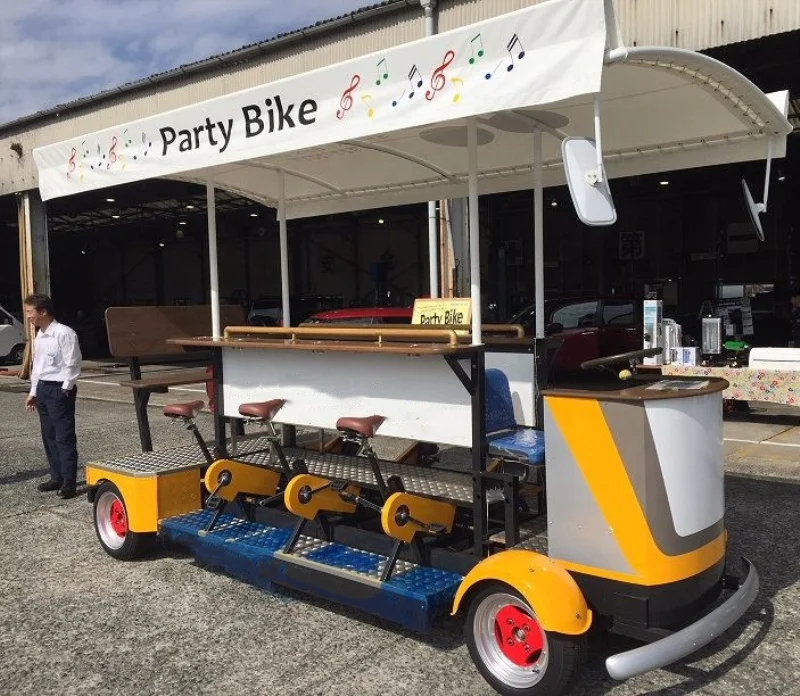 Be Your Own Boss Pedal Pub Party Bikes Wedding pedal tours Brew beer party pub beer bike