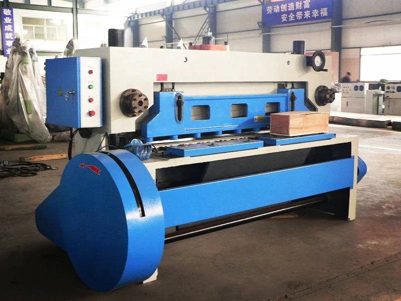 Q11-6x2500 mechanical steel plate cut machine,the lower part transmission