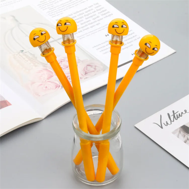 2020 Attractive style promotion gift creative fluent writing shaking head doll neutral pen