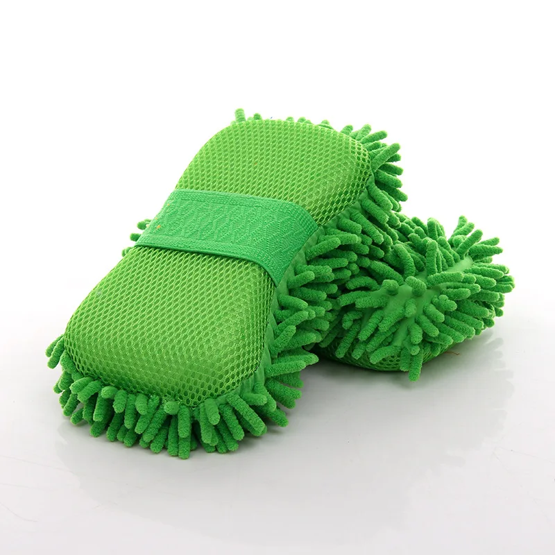 23 * 13 * 5.5 CM - Wholesale Durable Microfiber Chenille Car Sponge Automobile Car Wash Chenille Microfiber Sponge Towels
