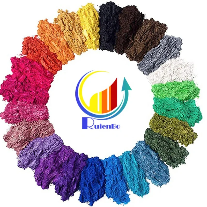 Mica Powder Shimmer Resin Pigments Cosmetic Making Powder Dye for Candles Soap Epoxy UV Resin
