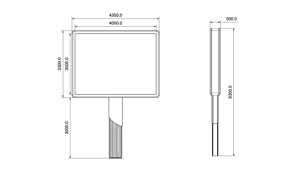 Outdoor Advertising Waterproof RGB P4 LED Display Screen Big Banner Digital Billboard