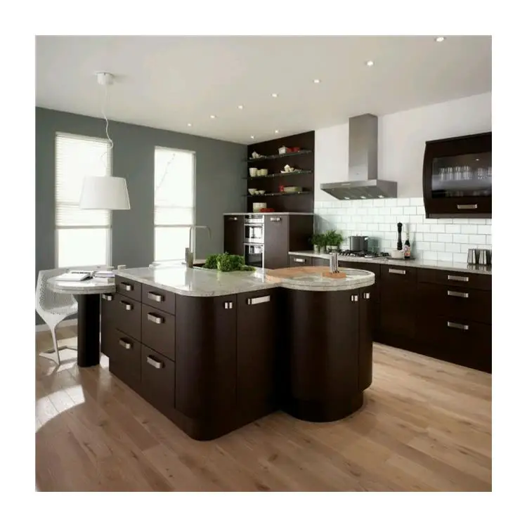 Prima Industry Amerian Solid Wood Door Shaker Style Kitchen Cabinet with bar Cabinet Multiply Plywood Carcase