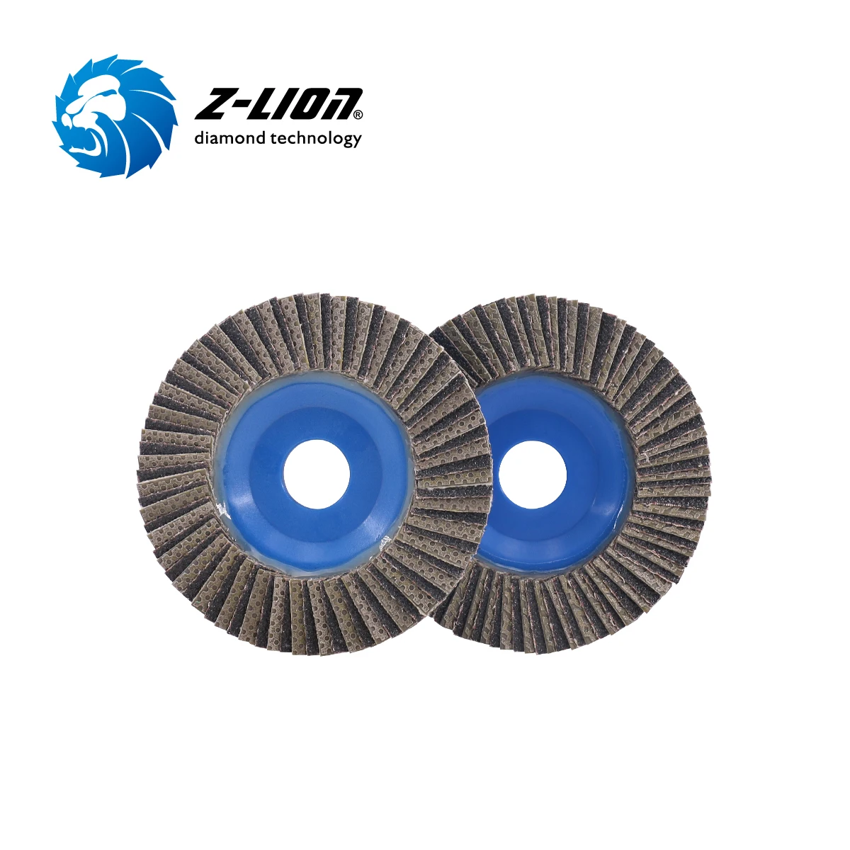 ZLION 115mm Diamond flap wheel hybrid tile grinding flap disc