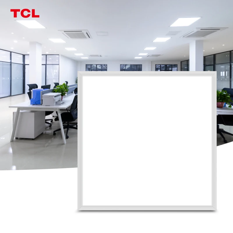 TCL OEM ODM 595*595 600*600 1200*300 1200*600 mm suspended flat panel lights hanging recessed type led panel light