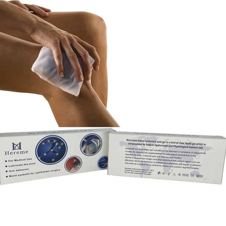 Wholesale factory supply CE 3ml Knee Joint injectable non cross linked acido hialuronico hyaluronic acid for orthopedics