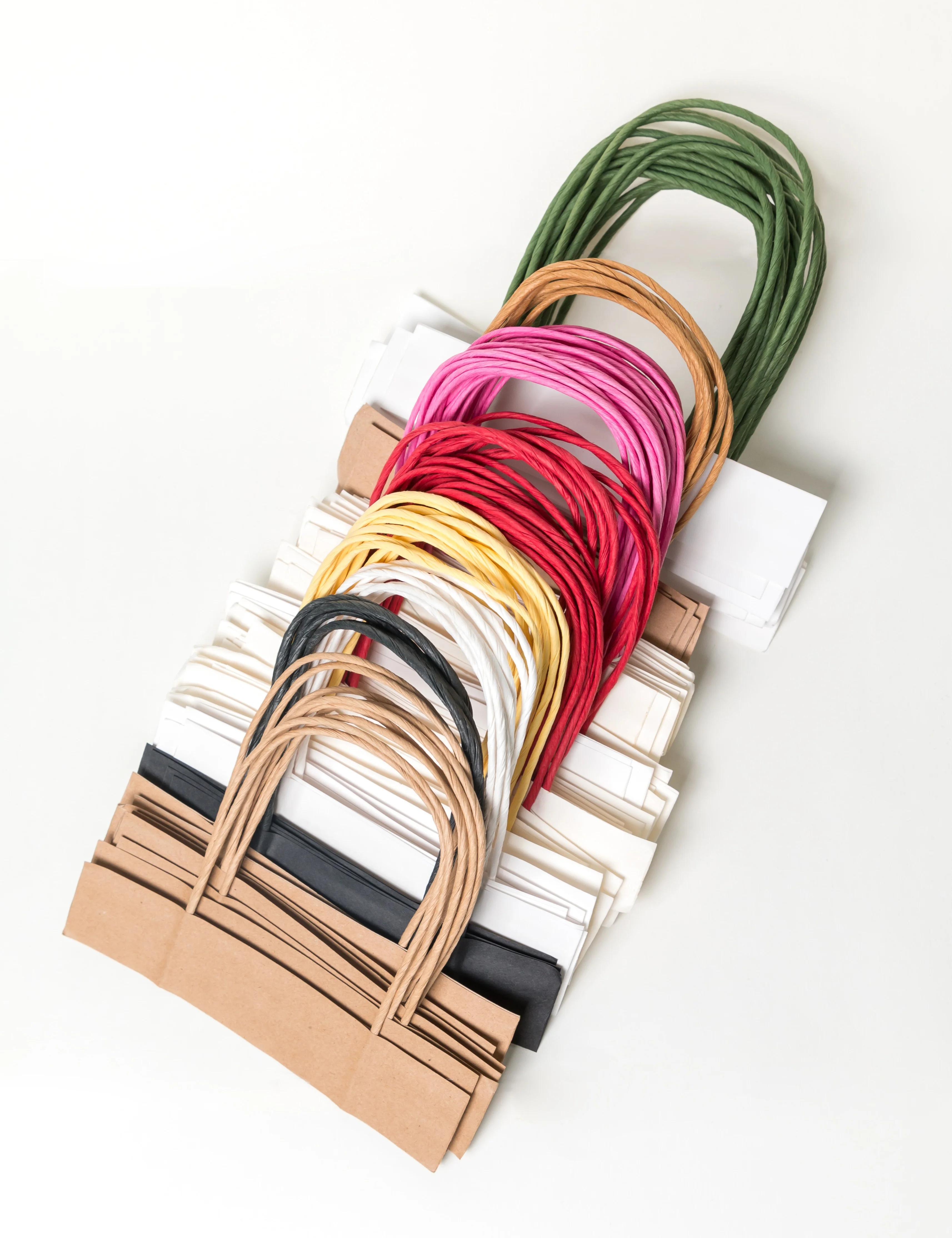 FSC factory price  Twisted Twine Braided, Paper Paper Rope for bag, Twisted paper cord for 100%  paper cord Supplier