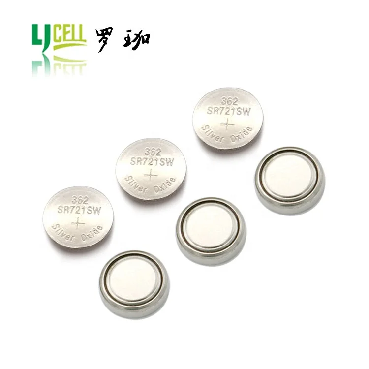 1.55V SR721 Silver Oxide Button Battery Coin Cell Battery 362