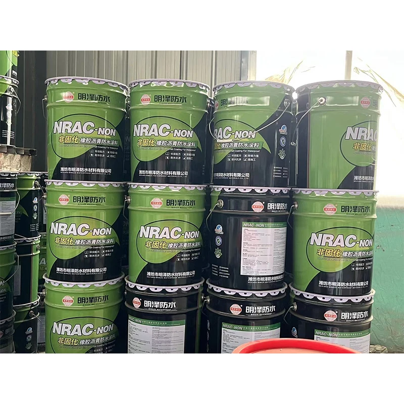 Rubber asphalt non curing paint black asphalt waterproof coating floor and roof works floor and roof works waterproof coating