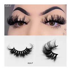 Hot selling 25mm 8D Mink Eyelashes real siberian dramatic fluffy mink lashes with custom box