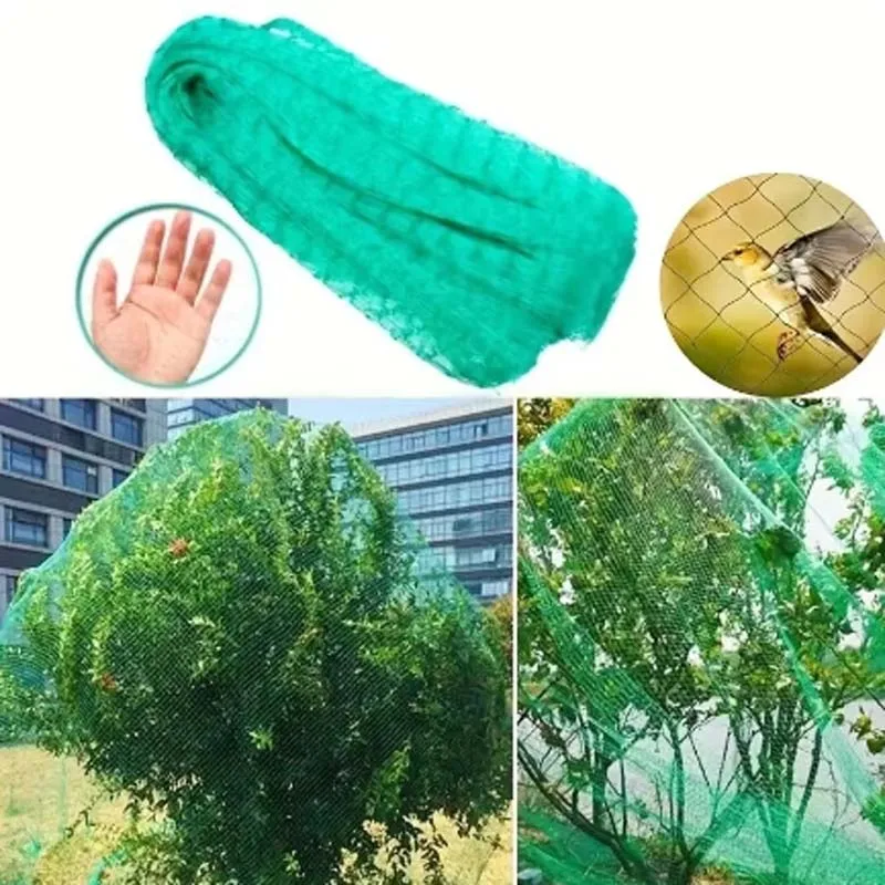 Anti Bird Net Trellis UV pp plastic Garden Fence Netting Green Woven Mesh for Protecting Garden Trees Plants Vegetables Flowers