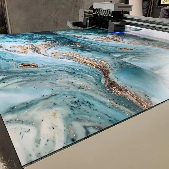 Cheap Price China Laminate Plastic Sheet PVC Marble Board UV Protective Wall Panels For Shower