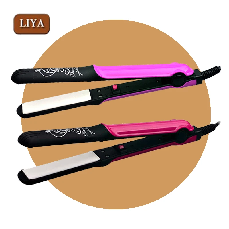 
Ionic hair curler flat iron Hot sale in Japan ceramic steam hair straightener brush hair straightener 