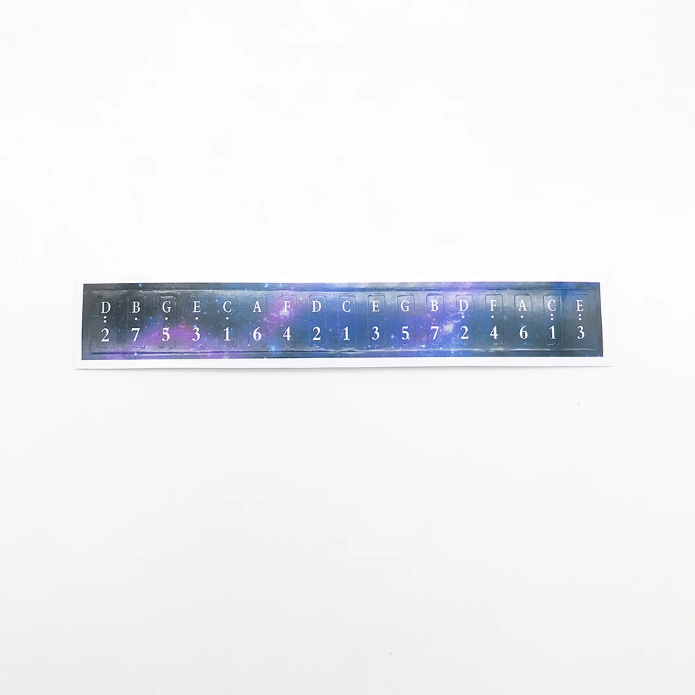 17 Key Kalimba Thumb Piano Notes Stickers Key Decal Musical Instrument Accessories