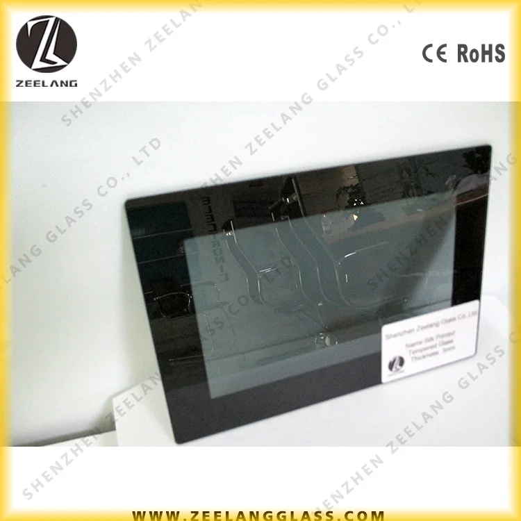 High smoothness aluminosilicate screen printing TV screen glass