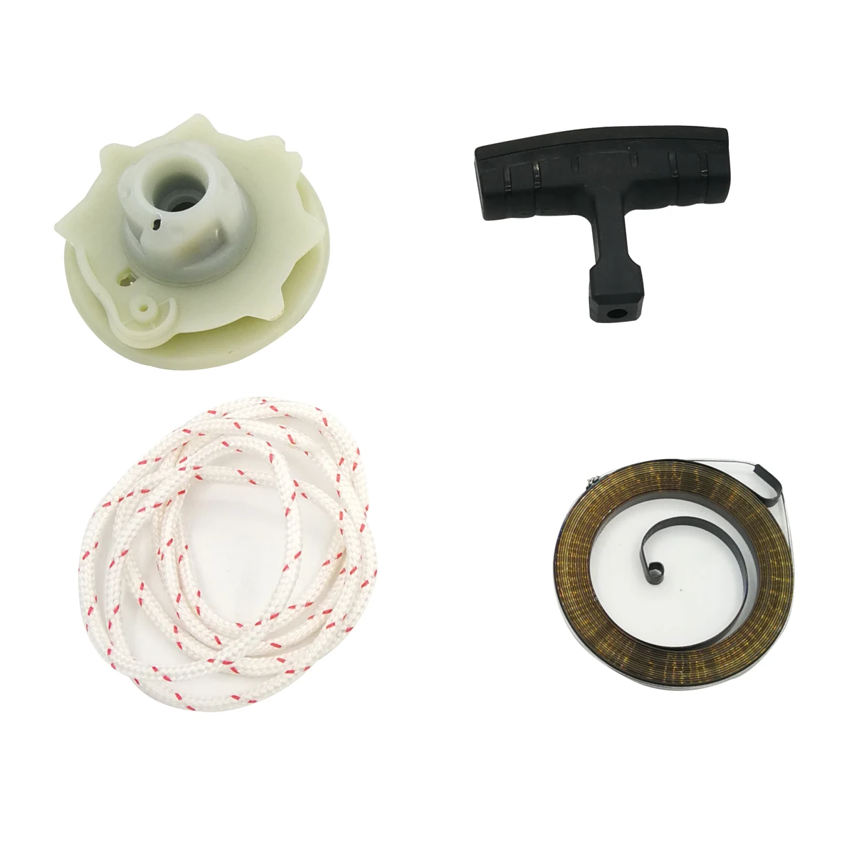 Recoil Starter Pulley Hub Spring Rope Handle Grip for Husqvarna 137 142 235 236 240 Chainsaw
