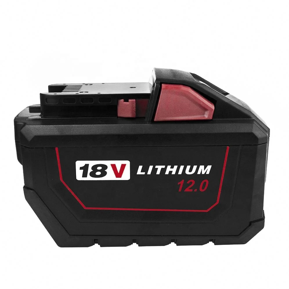 18V 9.0A 12A  large capacity lI-ion battery rechargeable battery pack replacement for Milwaukee M18