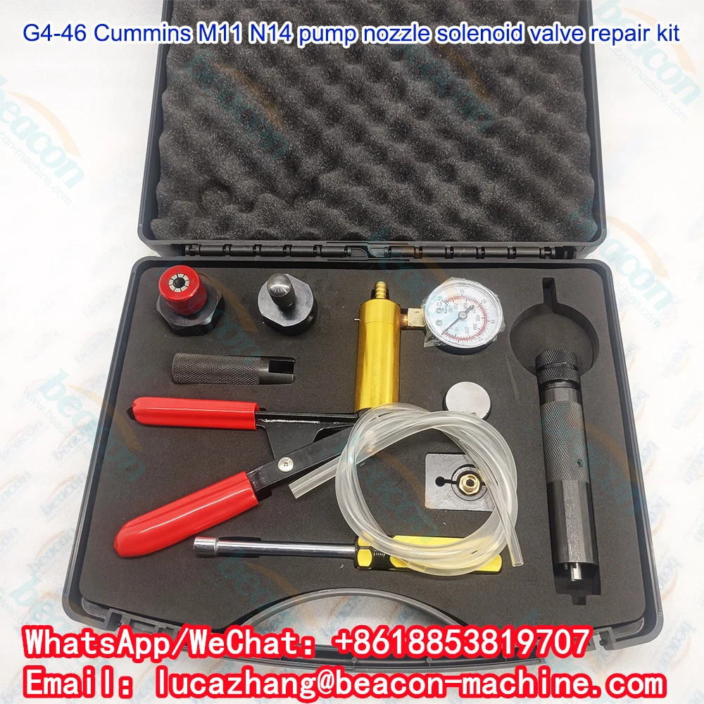 Beacon M11 N14 Disassembly Measuring Common Rail Diesel Injector Repair Tools Solenoid Valve Repair Kit (Excluding Meter)