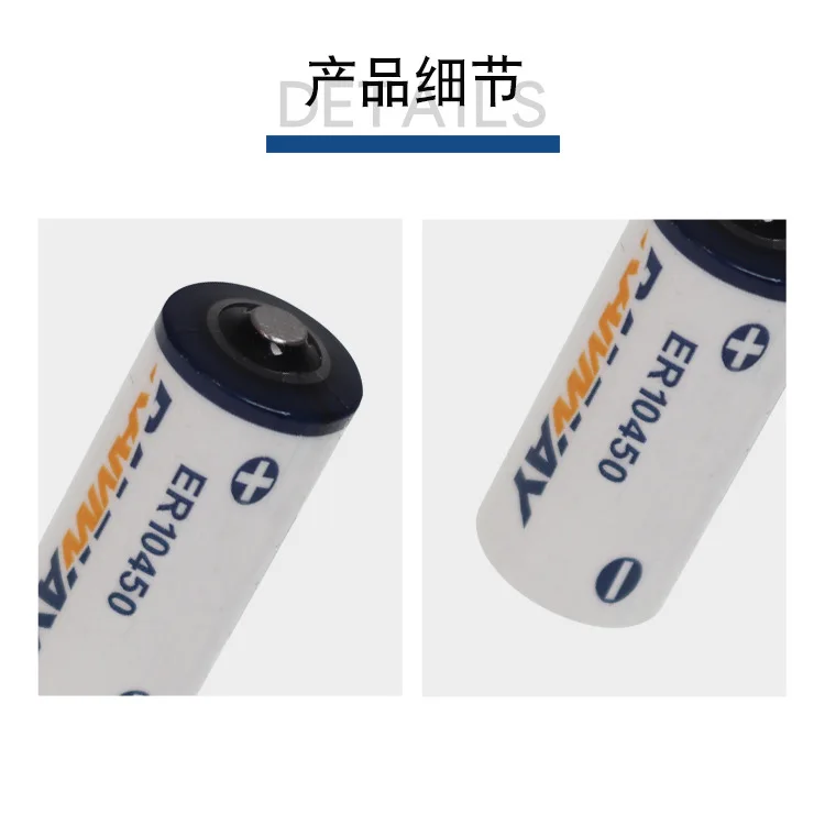 RAMWAY ER10450 3.6V 800mAh 3A Disposable Lithium Batteries for Electronic label alarm temperature controller PLC servo