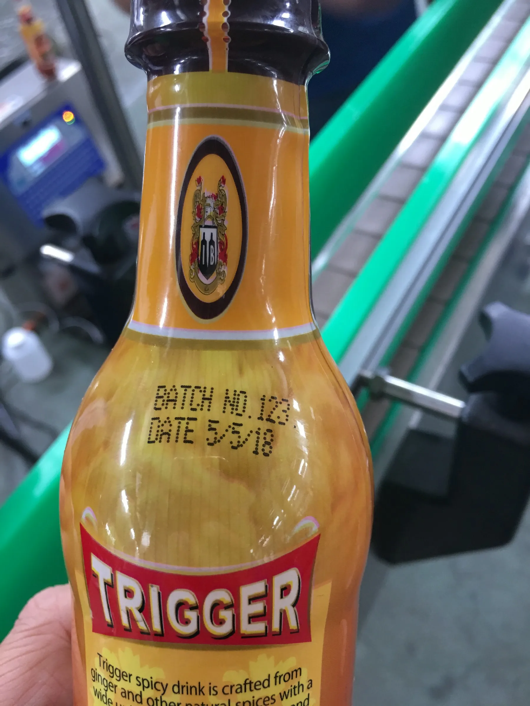 inkjet label batch code printer for beverage filling line