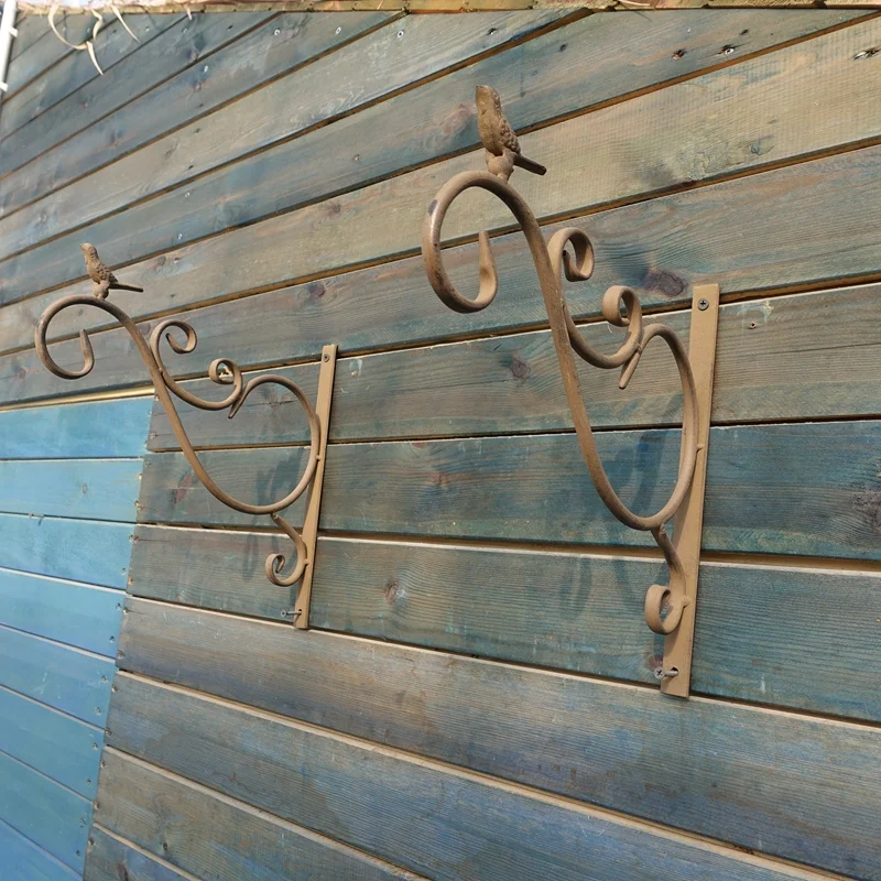 Whole Sale Glass Iron Shelf Hook Hanging Bracket Climb Wall Plant