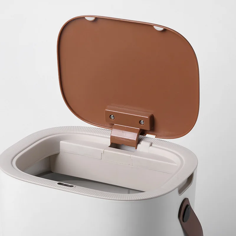 High Quality Plastic Smart Trash Can Intelligent Automatic Rectangular Dustbin Waste Bins Hanging Garbage Storage Organizer