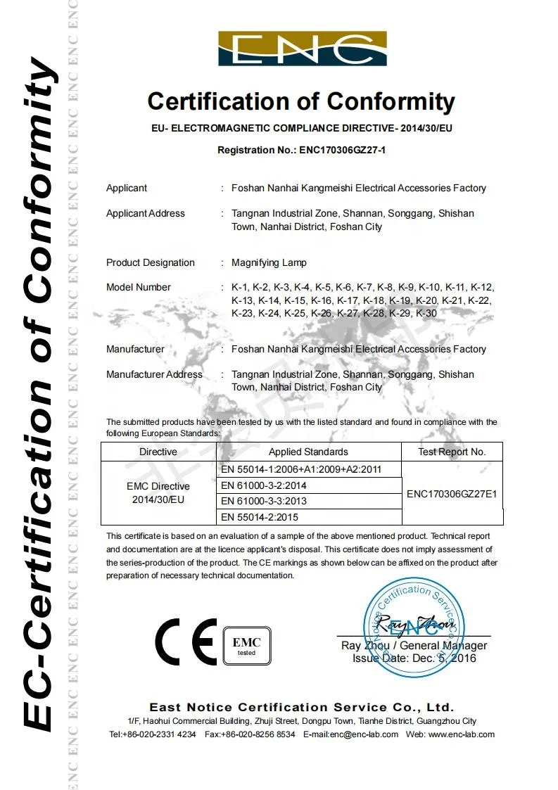 Hot Selling Clip-on Adjustable Led Cold Light 5X 8X 10X Magnifying Glass Lamp