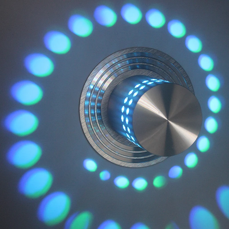 Hagood 3W Embedded LED Ceiling Wall Lamp with remote controller for ceiling RGB wall light with controller