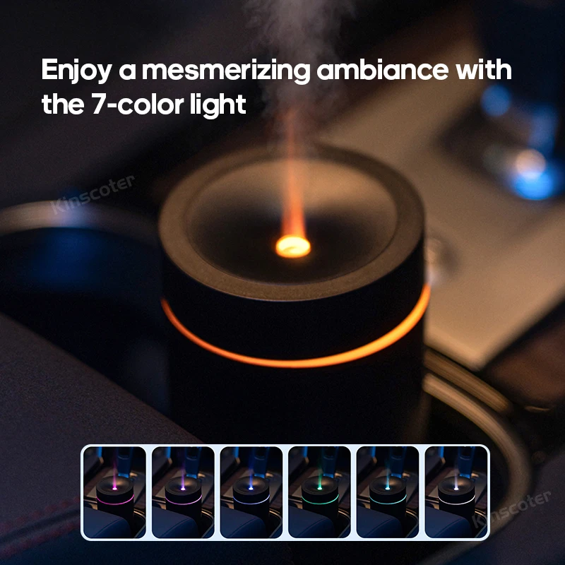 Aroma Car Diffuser Simulation Air Car Portable Humidifier Ultrasonic Aroma Diffuser Fire Car Mini Humidifier