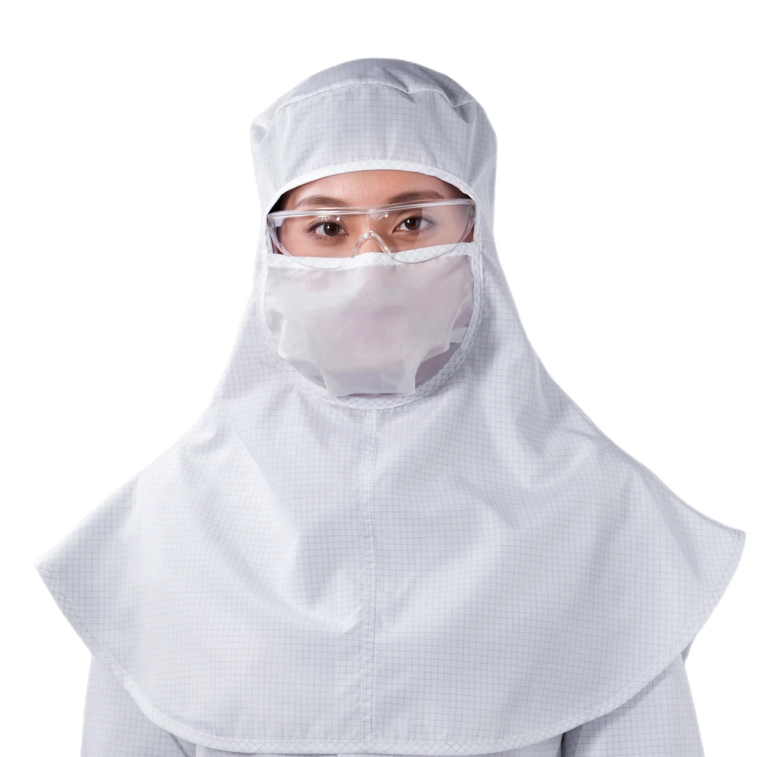 Electrical Food Factory Dustproof Polyester Wholesale OEM Service Cleanroom Industry Anti-Static ESD Safety Shawl Hat C