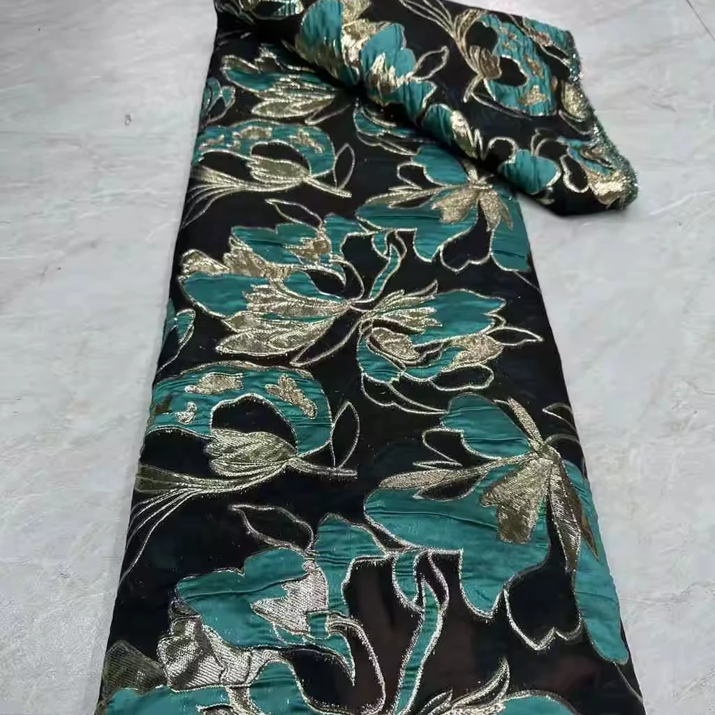 YZL093   Floral Jacquard Fabric Brocade Jacquard Fabric For Lady Woman Dress
